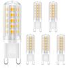 YzzYzz G9 LED Lampadina Bianco Caldo, 2700k 410 Lumen Lampadina Led G9, 3 W Corrisponde ALampada Alogena 40 W, Senza Sfarfallio Lampade Led G9 360°, Non Dimmerabile G9,6PCS
