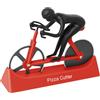 KUONIIY Tagliapizza Bicicletta, Rotelle Tagliapizza, Rotelle da Taglio in Acciaio Inox con supporto, Rosso