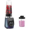 Moulinex Blend Up, Frullatore Potente, 1000 W, 8 Programmi Automatici, Lame Powelix, Pulizia Automatica, Contenitori da Viaggio, Tritaghiaccio, App Connessa, LM19H4