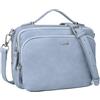 Gladdon Borse a tracolla da donna, piccole borse a tracolla con tasche multiple, pelle PU, cerniera, borsa a tracolla alla moda con tracolla regolabile e rimovibile, piccola
