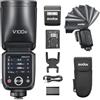 Godox V100S V100 S V100-S Testa Rotonda Flash Speedlight per fotocamere Sony 100Ws TTL HSS 1/8000s 2.4G Built-in LED Luce di riempimento per fotocamere Sony