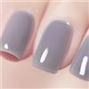 Vishine Smalto gel per unghie semipermanente, Soak Off e UV LED, effetto cristallo trasparente, per manicure e nail art, 15 ml, grigio chiaro traslucido #15