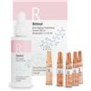 Elemental Care Skincare Kit Viso con Siero Retinolo Alto Dosaggio 30ml + Fiale al Retinolo 5x1,3ml - Riduce le Rughe del 64% in 3 mesi - Siero Viso Antirughe e Contorno Occhi Effetto Istantaneo