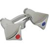 SOMATHERM FOR YOU - miscelatore o bagno-doccia finitura cromo - Distanza 80 millimetri - M15 / 21 M20 / 27 - testa della valvola 18/150