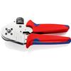 Knipex Pinza a Quattro Punzoni per Contatti Torniti Cromata, Rivestiti in Materiale Bicomponente 180 Mm 97 52 63