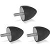 Ganter Normelemente | 3 pezzi | GN 353-30-30-M8-S-55 | Gomma
