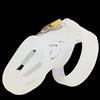MKGMYGZ Chastity Cage Uomo Silicone Sissy Gabbia Pene Bdsm Cintura Castità Maschile Per Giochi Erotitici Sexy Per Coppie (Short,White)