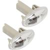 Anlseiod 2x Frecce Laterale per Citroën C1 C2 C3 C5 Berlingo Xsara 6325.G3 Freccia Laterale per Peugeot 206 307 107 1007 Expert Partner 12 V 6325G3 Lampeggiante con lampadina e lampadina