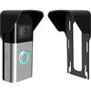 Mars Outpost Parapioggia regolabile senza fori per campanello a batteria/Plus/Pro (Battery Video Doorbell/Plus/Pro) & 1/2/2. Gen/3/3 Plus/4 antiriflesso e protezione dalle intemperie Made in EU