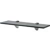 vidaXL Mensola Galleggiante in Vetro 40x10 cm Ripiano Muro Espositore Scaffale
