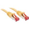 Lindy Cavo di rete S/FTP Cat.6, Giallo 0.5m