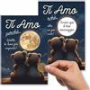 GHIBLI 5 Biglietti Gratta e Vinci Personalizzati Ti Amo Perché - Sorpresa Romantica al tuo Amore, Per Lui o Lei, Fidanzato Fidanzata, Messaggio d'Amore per San Valentino, Anniversario - Buste Incluse