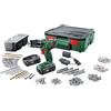 Bosch Trapano avvitatore a percussione a batteria PSB 1800 Li-2 incluso: 2 batterie da 18 V 1,5 Ah, 1 accessori da 241 pezzi, 1 valigetta di sistema