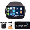 KUNFINE Android 10 Autoradio Navigazione per auto Lettore multimediale stereo GPS Radio 2.5D Touch Screen perHyundai Tucson IX35 2010-2015