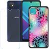 LMLQSZ Custodia per Wiko Y82, Silicone Case Sottile Cover TPU Caso Morbido Copertura + Pellicola Protettiva in Vetro Temperato per Wiko Y82 (6,1) - OP5