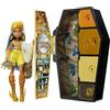 Monster High - Playset Segreti da Brivido Colori Mostruosi Cleo De Nile, Set con Bambola, Abiti e armadietto, 21+ Accessori, Giocattolo per Bambini, 4+ Anni, HNF76