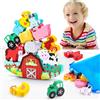 DejaNard Giochi Bambini 2-4 Anni, Montessori 3-5 Anni, Regalo Bambino 2-6 Anni, Giochi in Legno per Bambini e Bimbe