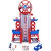 Paw Patrol: Il Super Film, Torre Quartier Generale di Adventure City, Trasformabile con Macchina Giocattolo, 2 Personaggi, Luci e Suoni, Giochi per Bambini e Bambine, 3+ Anni