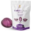 Snadi - Disco Mestruale Sakti EASY | Design Ergonomico e Rimozione Facile | Alta Capacità di 50 ml | Sostenibile e Riutilizzabile | 1 Unità, Silicone | Vestibilità Perfetta | Donne Attive