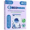 DECOWASH Detersivo in Fogli per Lavatrice (Fino a 80 Usi) Ecologico, Ipoallergenico, Senza Plastica, Sapone in Fogli per Bucato Pulito e Morbido, Perfetto per Viaggio, Bimbi e Pelli Sensibili (Floreale)