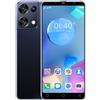 VwWv Telefoni cellulari economici, Smartphone Dual SIM 3G/2G da 5,0 Pollici, Quad Core, 16GB ROM, Android 9.0, Doppia Fotocamera, GPS/Wifi/Bluetooth/Face Unlock (Reno8pro-Black)