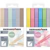 EBERHARD FABER - Evidenziatori Slim, 12 colori | Evidenziatori in colori naturali e pastello con punta a cuneo per appunti, calendari e ufficio