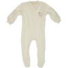 Engel - Tutina/Pigiama per Bambini con pedalino, 100% Lana Merino, Marchio Natur, Misura: 74/80