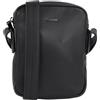 Calvin Klein Uomo Borsa a Tracolla Modern Business Reporter Elegante, Nero (Ck Black), Taglia Unica