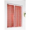 LINDER - Vetri a Coppia di cordoncini in poliestere Terracotta 160 x 70 cm