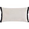 Wylder Fodera per cuscino in velluto Tilly - Pizzo/Nero - 30x50 cm