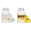 Yankee Candle Candela profumata in giara grande | Amore invernale | Durata Fino a 150 Ore & Candela profumata in giara grande | Tutto splende | Durata Fino a 150 Ore | regalo perfetto per le donn