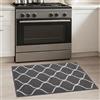 COSY HOMEER Tappeto Cucina 50 x 80 cm, Tappeti Cucina Antiscivolo Lavabili Moderni, Tappeto Per Cucina Corridoio Porta Comodino, Tappetino Cucina Passatoia Pratica, Grigio