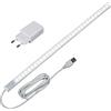 STBTECH Lampada LED con sensore di movimento per armadio da cucina, barra luminosa luminosa da 43 cm, lampada da incasso per cucina, illuminazione sottopensile per armadio, scaffali, banco da lavoro