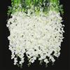 JINXIAN 12 Pezzi Fiori Artificiali 42.5 in Fiori Finti Bianchi Fiori di Glicine Artificiali Edera Finta per Balconi per Decorazioni Nozze Feste da Giardino