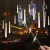 Hengrongshen Floating Candles, 12 Pezzo 16.8 CM Candele Sospese con Telecomando Bacchetta, Candele Fluttuanti Har-ry Potter per Decorazioni di Halloween, Candele Led Halloween