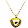 PEGASO GIOIELLI Collana da Donna in Oro Giallo 18kt (750) Catenina Veneta Pendente con Cuore Lucido