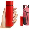 WnlahuWA 1 Pezzo Termos Caffè Mini, Borraccia Piccola, Thermos Caffe Piccolo, Thermos Piccolo, per Viaggi, Scuola, Sport, Campeggio (Rosso)