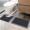 comfoyar Tappeto Bagno Set di 2, Tappeti da Bagno Antiscivolo, Asciugatura Veloce, Lavabile in Lavatrice, Molto Assorbente e Soffice per Bagno, Vasca, Doccia, Lavanderia(40 x 60 cm + 40 x 50 cm)