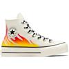 Converse CHUCK TAYLOR ALL STAR FLAMES Sneaker Bianco Da Donna A07892C