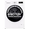 LG F4NX1008NWK Lavatrice 8 kg a Carica Frontale Serie X1, Classe A, 1400 giri, Wi-Fi, 6 Motion Direct Drive, Lavaggio a Vapore Allergy Care, Libera installazione, Essence White