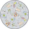 VILBER Kids, Tappeto in vinile per bambini, ZIBA Color 50, diametro 97 cm, 2 colori e 5 misure