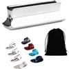 PRATYAHARA Guitar Slide Tone Bar per Dobro, Chitarra Lap, Chitarra Hawaii, Chitarra Elettrica con Celluloide + Thumb&Finger Picks Plectrums