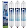 UDXVUXCX Filtro Dell'acqua For Frigorifero, Compatibile Con Samsung, DA29-10105J WSF-100 Aqua-Pure Plus, Compatibile Con LG, 5231JA2010B GE GXRTQR, Accessori For Frigorifero(3pcs)
