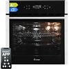 KKT KOLBE Forno da incasso 60 cm 70 L, 2,8 kW, rosticceria con spiedo (barbecue), aria ventilata, controllo via app Wi‑Fi, timer automatico, EB8313HC