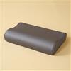 Zhiyuan Federa in Cotone 100% per Cuscino Contorno, Cuscino Memory Foam, Cuscino cervicale 37 x 58 cm, Grigio Scuro