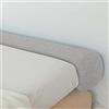 Xpnit Cuscino cilindrico rotondo, morbido cuscino cilindrico, supporto per bracciolo del divano, per dormire, protezione per il comodino della gravidanza (20 x 80 cm, grigio)