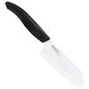 Kyocera KyoFine Coltello Mini Santoku, Lama Bianca, Multiply, Nero, 20.1x15.1x10.1 cm