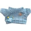 niannyyhouse Dolls Dress Up Maglione lavorato a maglia 20 cm 40 cm vestiti per bambola di peluche (blu-40 cm)