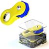 ROXENDA Giocattolo Rotante Fidget Roller, Hand Fidget Spinners Giocattolo Anti-Stress e Anti-Ansia, Perfetto per Bambini, ADD, ADHD, Autismo come Regalo（Giallo）