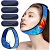 Pavlleen Kit Ghiaccio gel riutilizzabile Caldo Freddo, 4 pezzi Impacco di Ghiaccio per il Viso, Gel di raffreddamento Pad freddo caldo per il viso, mascella, mento, denti del giudizio
